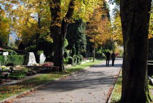 Herbststimmung auf dem Friedhof